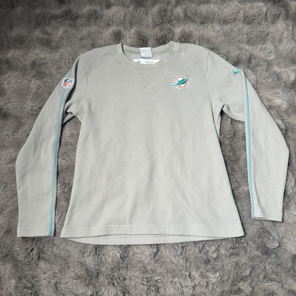 Nike Miami Dolphins Therma Fit Shirt Fleece Staff Issued Women’s Medium